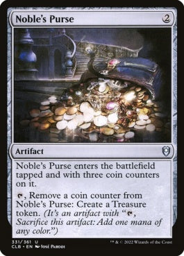 naokuroshop MTG [CLB][331][茶][U][EN][貴族の財布/Noble's Purse]（foil） NM