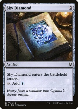 naokuroshop MTG [CLB][337][茶][C][EN][空色のダイアモンド/Sky Diamond]（foil） NM