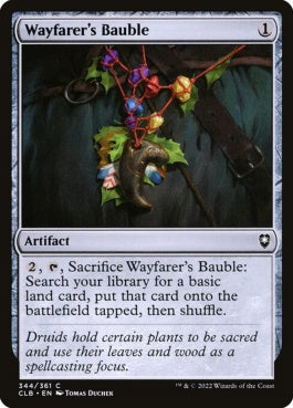 naokuroshop MTG [CLB][344][茶][C][EN][旅人のガラクタ/Wayfarer's Bauble]（foil） NM