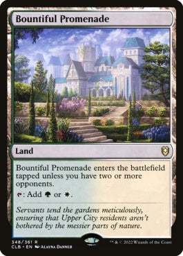 naokuroshop MTG [CLB][348][土地][R][EN][豪勢な大通り/Bountiful Promenade]（foil） NM