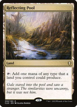 naokuroshop MTG [CLB][358][土地][R][EN][反射池/Reflecting Pool]（foil） NM