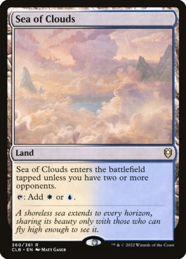 naokuroshop MTG [CLB][360][土地][R][EN][雲海/Sea of Clouds]（foil） NM