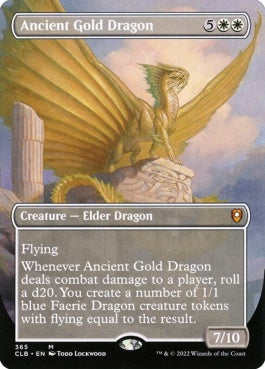 naokuroshop MTG [CLB][365][白][M][EN][エインシャント・ゴールド・ドラゴン/Ancient Gold Dragon] NM