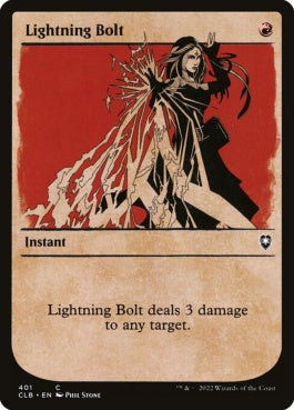 naokuroshop MTG [CLB][401][赤][C][EN][稲妻/Lightning Bolt] NM