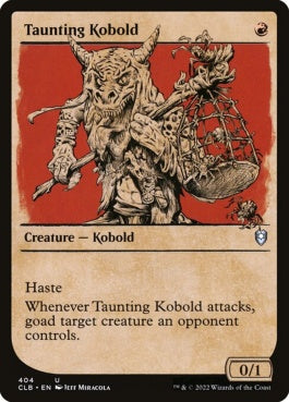 naokuroshop MTG [CLB][404][赤][U][EN][嘲るコボルド/Taunting Kobold]（foil） NM