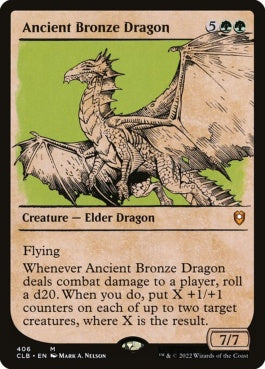 naokuroshop MTG [CLB][406][緑][M][EN][エインシャント・ブロンズ・ドラゴン/Ancient Bronze Dragon] NM