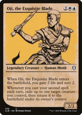 naokuroshop MTG [CLB][436][多][U][EN][至極の刀、オージ/Oji, the Exquisite Blade]（foil） NM