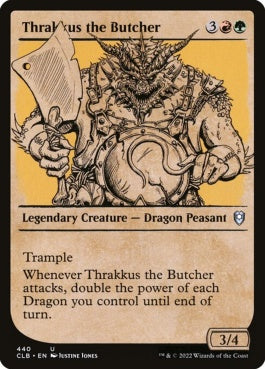 naokuroshop MTG [CLB][440][多][U][EN][解体屋、スラッカス/Thrakkus the Butcher]（foil） NM