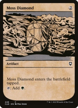 naokuroshop MTG [CLB][448][茶][C][EN][苔色のダイアモンド/Moss Diamond]（foil） NM