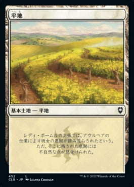 naokuroshop MTG [CLB][452][土地][C][JP][平地/Plains]（foil） NM