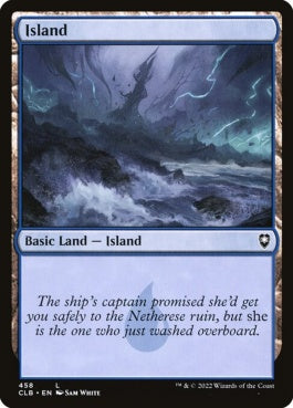 naokuroshop MTG [CLB][458][土地][C][EN][島/Island]（foil） NM