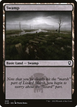 naokuroshop MTG [CLB][459][土地][C][EN][沼/Swamp]（foil） NM