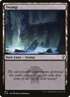 naokuroshop MTG [CLB][461][土地][C][EN][沼/Swamp]（foil） NM