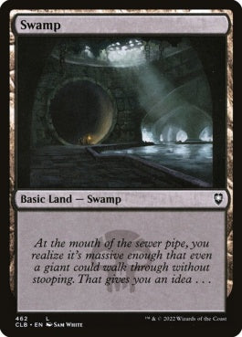 naokuroshop MTG [CLB][462][土地][C][EN][沼/Swamp]（foil） NM