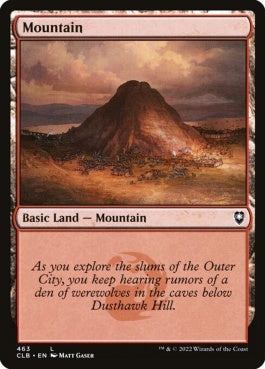 naokuroshop MTG [CLB][463][土地][C][EN][山/Mountain]（foil） NM