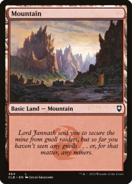 naokuroshop MTG [CLB][464][土地][C][EN][山/Mountain]（foil） NM