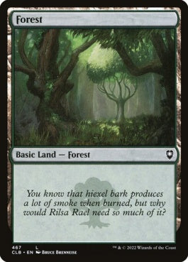 naokuroshop MTG [CLB][467][土地][C][EN][森/Forest] NM