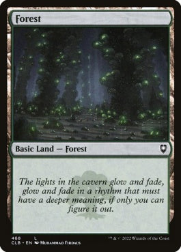 naokuroshop MTG [CLB][468][土地][C][EN][森/Forest] NM