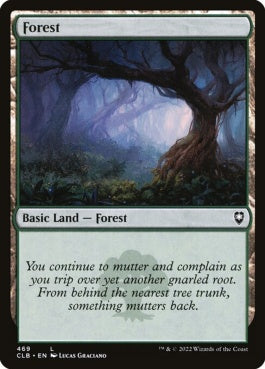 naokuroshop MTG [CLB][469][土地][C][EN][森/Forest] NM