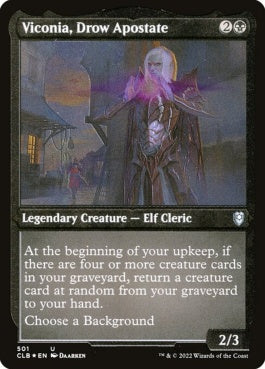 naokuroshop MTG [CLB][501][黒][U][EN][ドラウの背教者、ヴィコニア/Viconia, Drow Apostate] NM