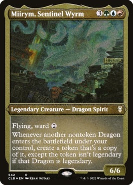 naokuroshop MTG [CLB][542][多][R][EN][歩哨竜、ミーリム/Miirym, Sentinel Wyrm] NM