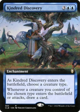 naokuroshop MTG [CLB][565][青][R][EN][同族の発見/Kindred Discovery]（foil） NM