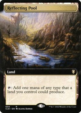 naokuroshop MTG [CLB][604][土地][R][EN][反射池/Reflecting Pool]（foil） NM