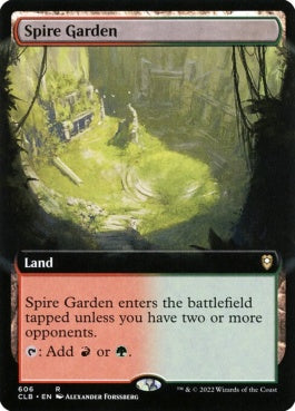 naokuroshop MTG [CLB][606][土地][R][EN][尖塔の庭/Spire Garden]（foil） NM