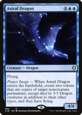 naokuroshop MTG [CLB][664][青][R][EN][アストラル・ドラゴン/Astral Dragon] NM