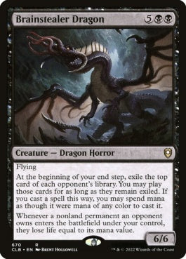 naokuroshop MTG [CLB][670][黒][R][EN][ブレインスティーラー・ドラゴン/Brainstealer Dragon] NM