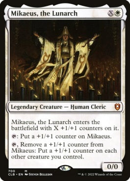 naokuroshop MTG [CLB][700][白][M][EN][月皇ミケウス/Mikaeus, the Lunarch] NM