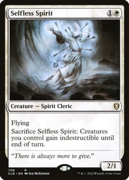 naokuroshop MTG [CLB][706][白][R][EN][無私の霊魂/Selfless Spirit] NM