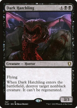 naokuroshop MTG [CLB][747][黒][R][EN][暗黒の雛/Dark Hatchling] NM