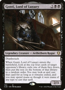 naokuroshop MTG [CLB][753][黒][R][EN][豪華の王、ゴンティ/Gonti, Lord of Luxury] NM