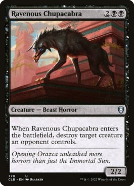 naokuroshop MTG [CLB][770][黒][U][EN][貪欲なチュパカブラ/Ravenous Chupacabra] NM