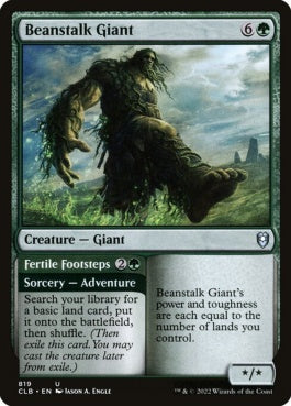 naokuroshop MTG [CLB][819][緑][U][EN][豆の木の巨人/Beanstalk Giant] NM