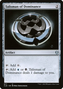 naokuroshop MTG [CLB][877][茶][U][EN][威圧のタリスマン/Talisman of Dominance] NM