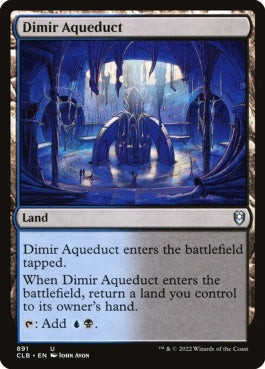 naokuroshop MTG [CLB][891][土地][U][EN][ディミーアの水路/Dimir Aqueduct] NM