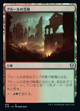 naokuroshop MTG [CLB][895][土地][U][JP][グルールの芝地/Gruul Turf] NM