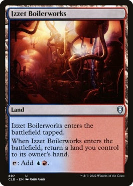 naokuroshop MTG [CLB][897][土地][U][EN][イゼットの煮沸場/Izzet Boilerworks] NM