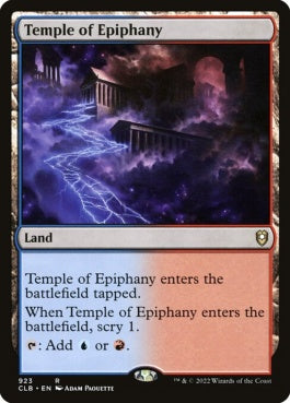 naokuroshop MTG [CLB][923][土地][R][EN][天啓の神殿/Temple of Epiphany] NM