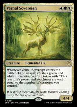 naokuroshop MTG [CLU][0051][多][R][EN][Vernal Sovereign] NM