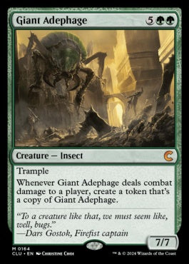 naokuroshop MTG [CLU][0164][緑][M][EN][巨大オサムシ/Giant Adephage] NM