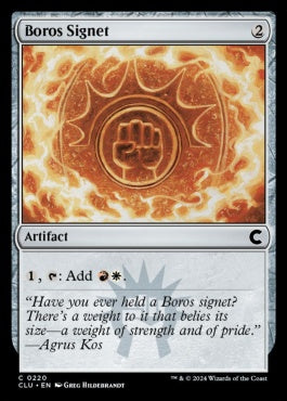 naokuroshop MTG [CLU][0220][茶][C][EN][ボロスの印鑑/Boros Signet] NM
