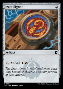 naokuroshop MTG [CLU][0224][茶][C][EN][イゼットの印鑑/Izzet Signet] NM