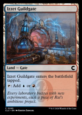 naokuroshop MTG [CLU][0240][土地][C][EN][イゼットのギルド門/Izzet Guildgate] NM