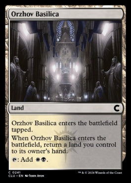naokuroshop MTG [CLU][0241][土地][C][EN][オルゾフの聖堂/Orzhov Basilica] NM