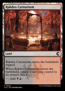 naokuroshop MTG [CLU][0243][土地][C][EN][ラクドスの肉儀場/Rakdos Carnarium] NM