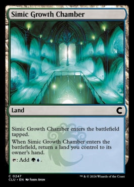 naokuroshop MTG [CLU][0247][土地][C][EN][シミックの成長室/Simic Growth Chamber] NM