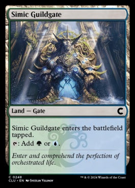 naokuroshop MTG [CLU][0248][土地][C][EN][シミックのギルド門/Simic Guildgate] NM